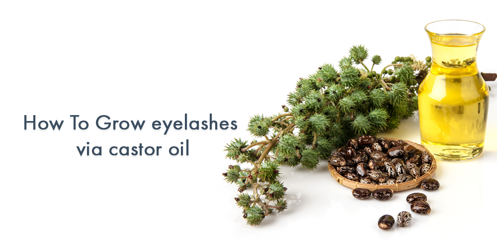 How To Grow eyelashes via castor oil