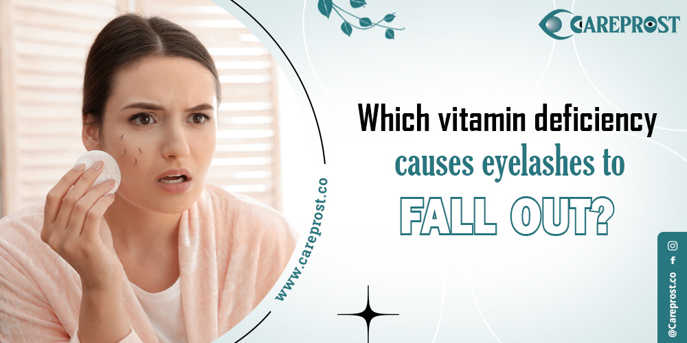 Which vitamin deficiency causes eyelashes to fall out?